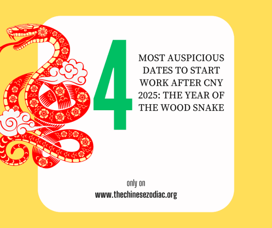 Most Auspicious Dates to Start Work After CNY 2025: The Year of the Wood Snake